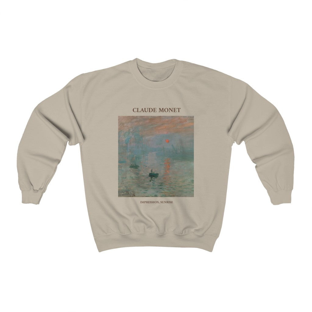 Claude Monet Impression, Sunrise Sweatshirt