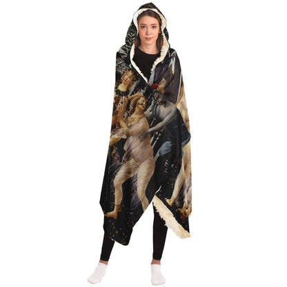 Botticelli Primavera Hooded Blanket