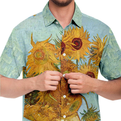 Vincent sunflowers spring shirt