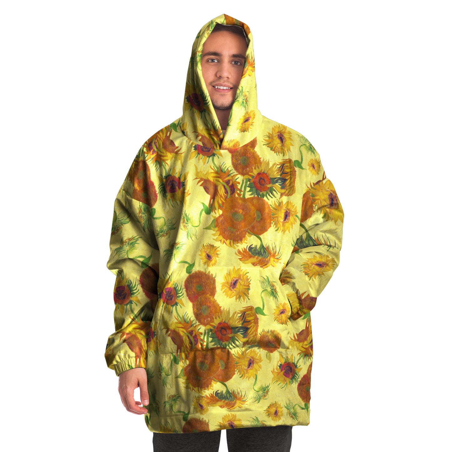 Sunflowers Van Gogh Snug Hoodie