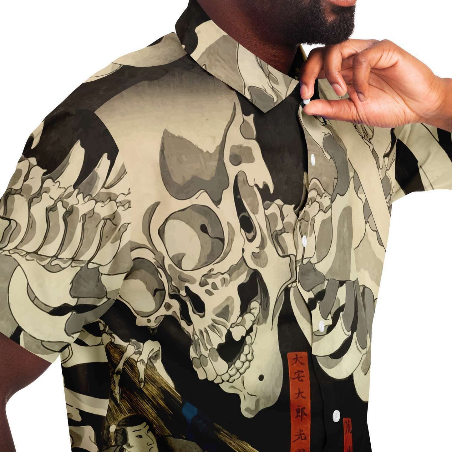 chemise boutonnée kuniyoshi
