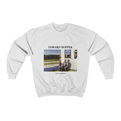 Edward Hopper Four lane road Sweatshirt