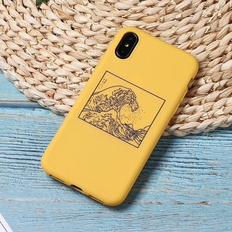 Funda mate para iPhone La gran ola de Kanagawa