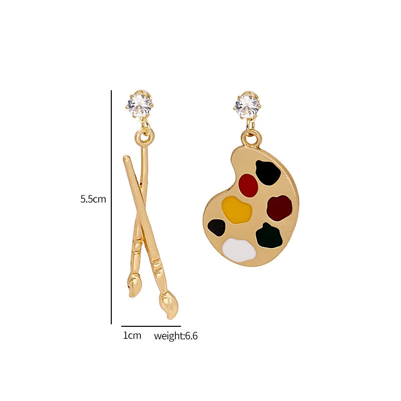 The painter earrings