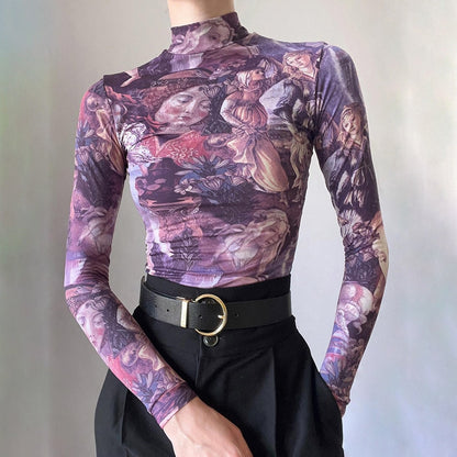 Top inspirado en Primavera Botticelli
