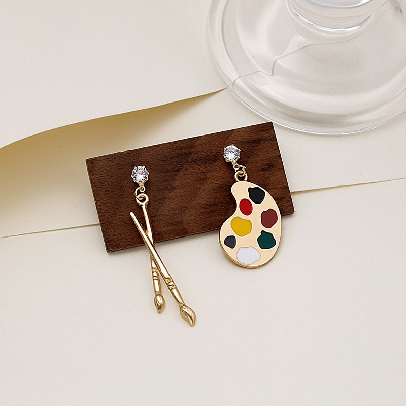 The painter earrings