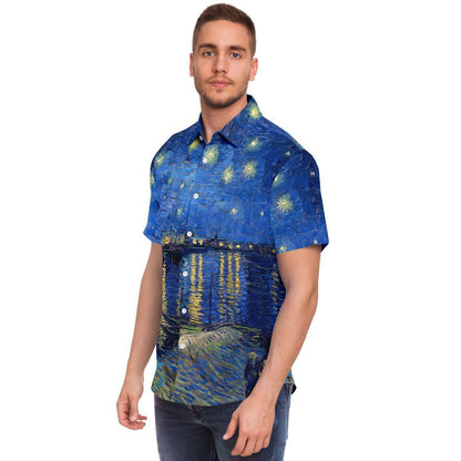 Starry Night Over The Rhone Buttoned Shirt