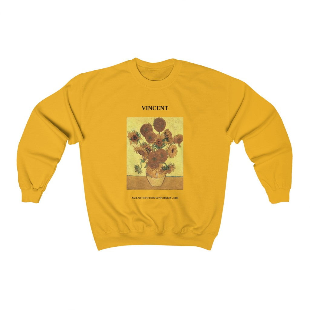 Vincent van Gogh Vase with Fifteen Sunflowers Sweatshirt