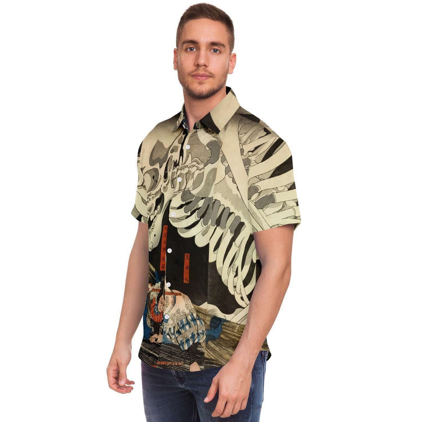 kuniyoshi buttoned shirt