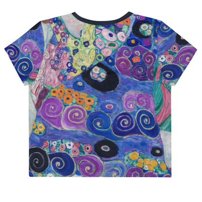 Klimt the maiden crop top