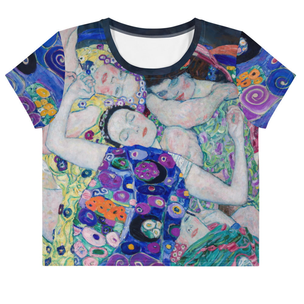 Klimt the maiden crop top