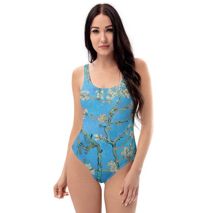 Van Gogh Almond Blossoms One-Piece Swimsuit