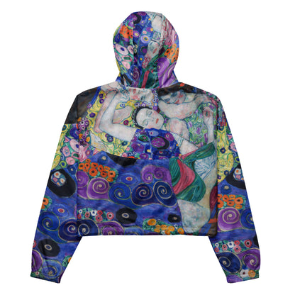 Klimt The Maiden cropped windbreaker