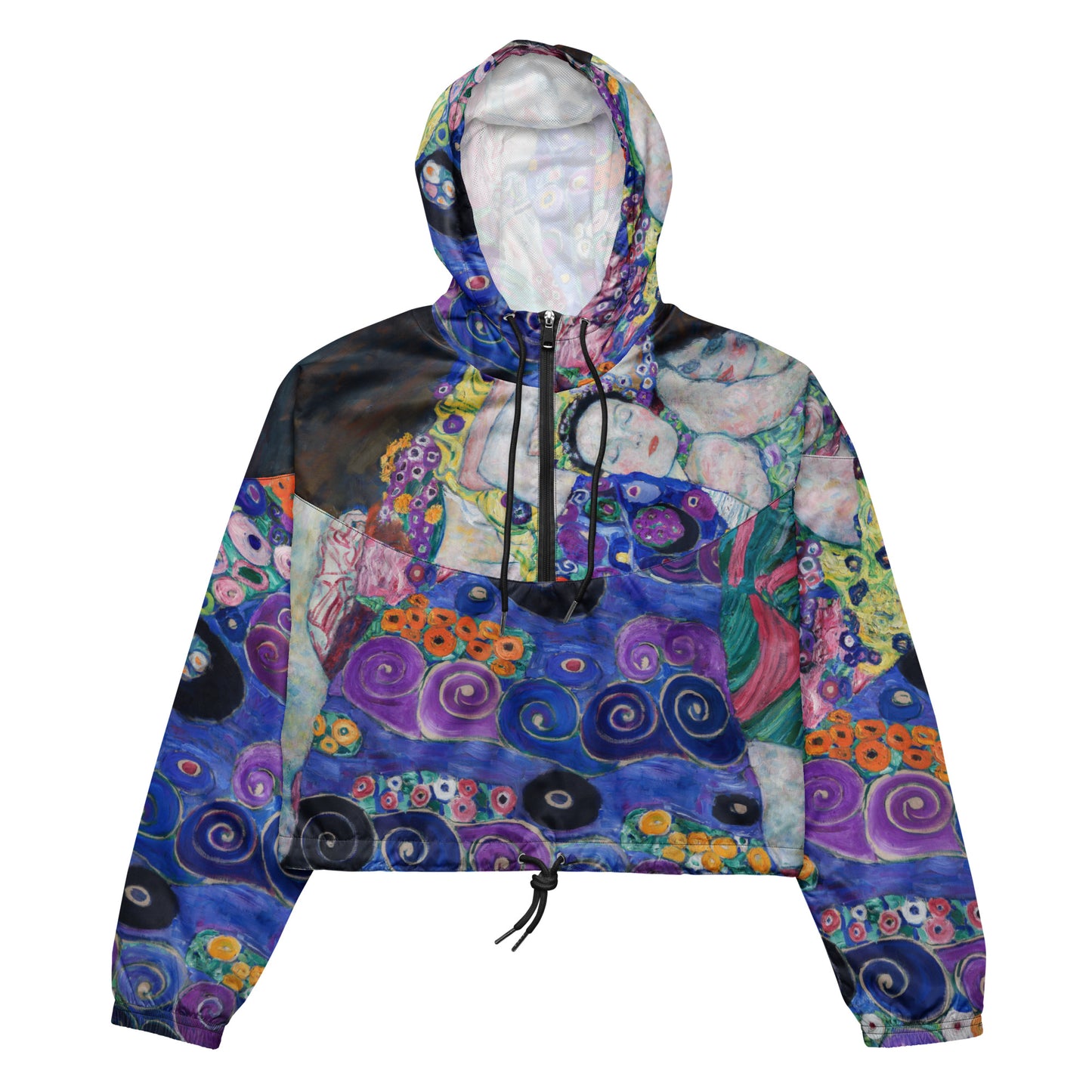 Klimt The Maiden cropped windbreaker