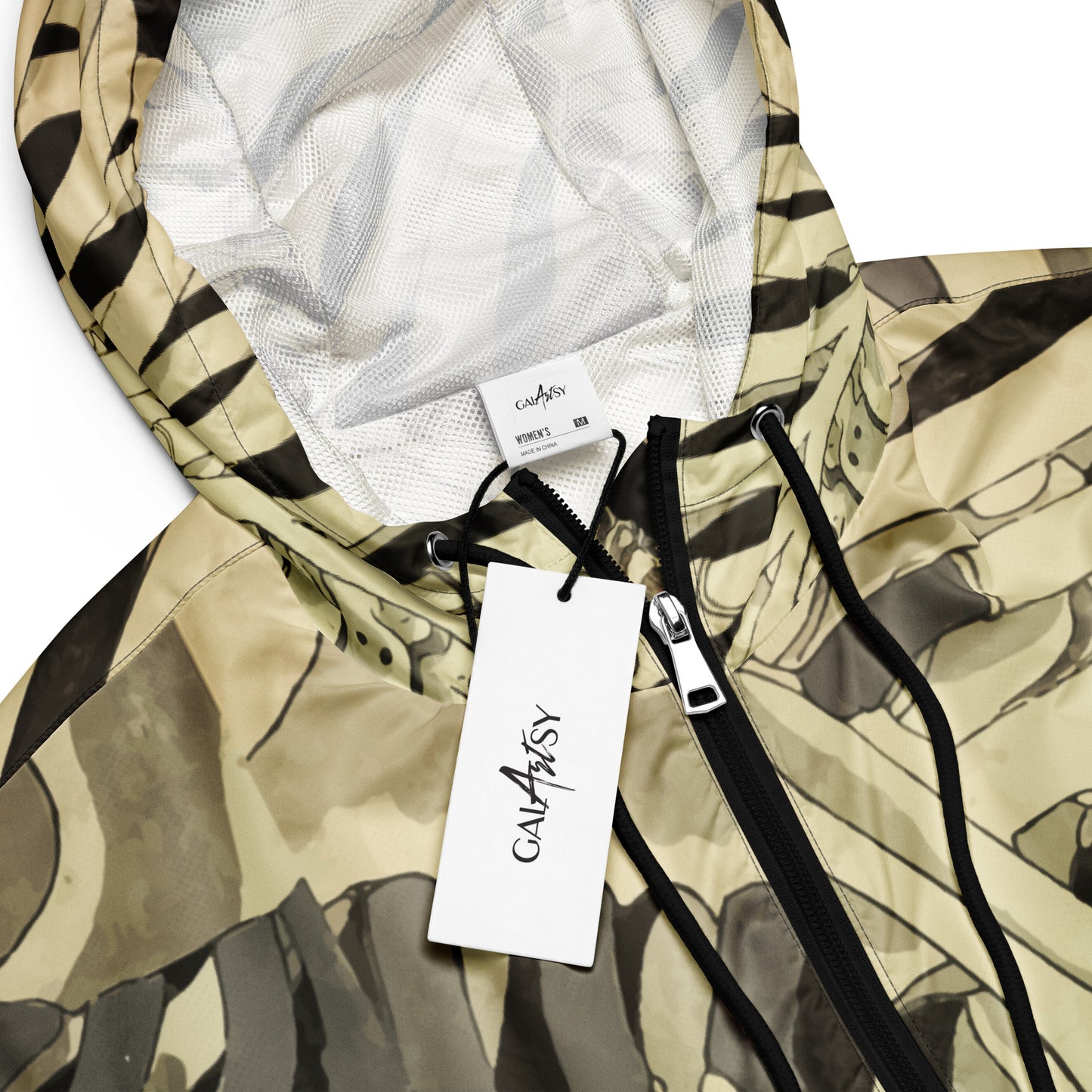 kuniyoshi cropped windbreaker