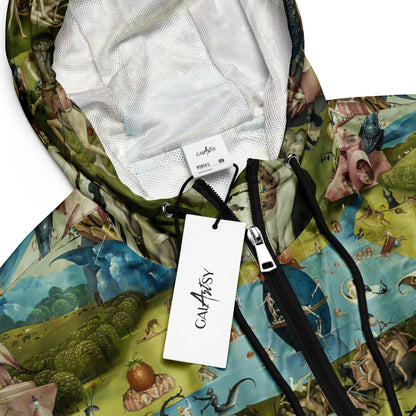 Bosch The Garden of Earthly Delights cropped windbreaker