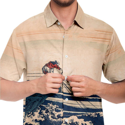 Hokusai Kajikazawa in Kai Province BUTTONED SHIRT