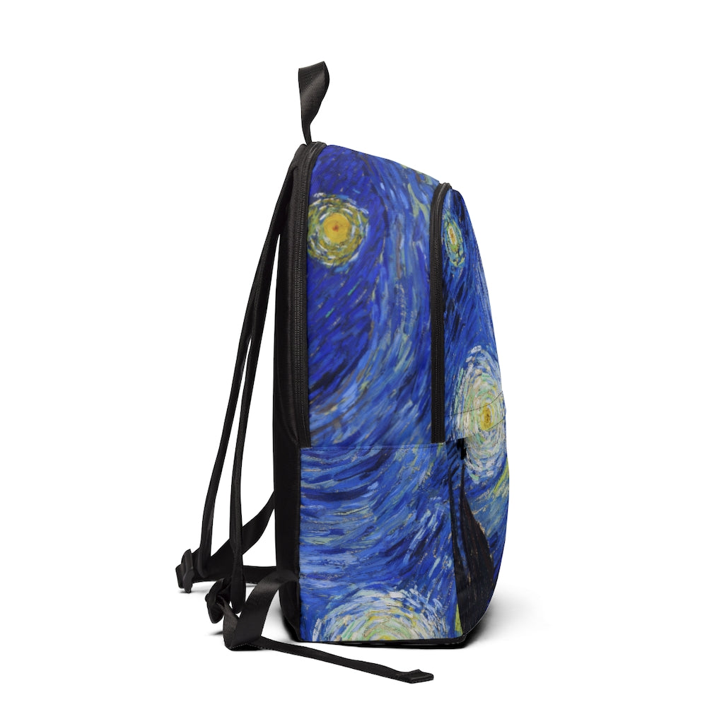 starry night Fabric Backpack