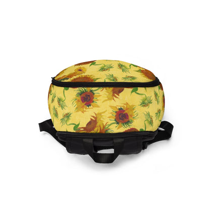 sunflowers Fabric Backpack