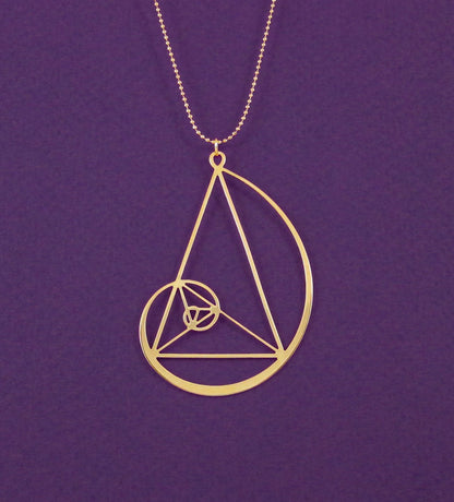 Spirale Nombre d'Or Collier