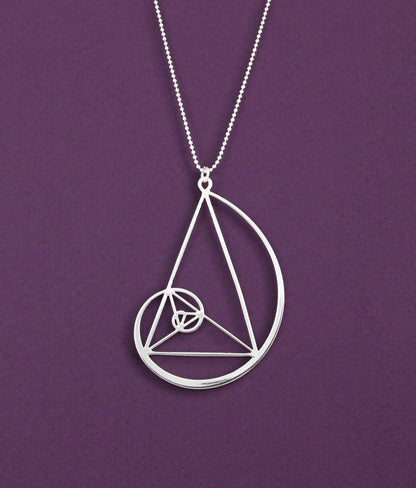 Spirale Nombre d'Or Collier