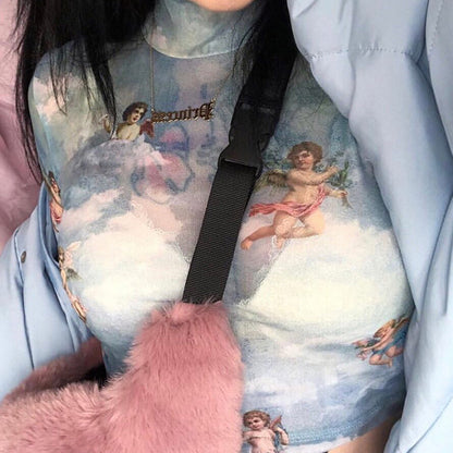 Haut en maille Aesthetic Angels