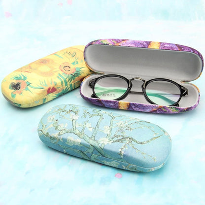 Van gogh Hard Leather Glasses Case