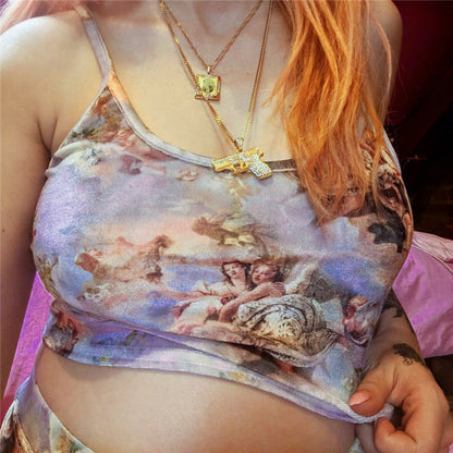 Renaissance Angels Crop Top