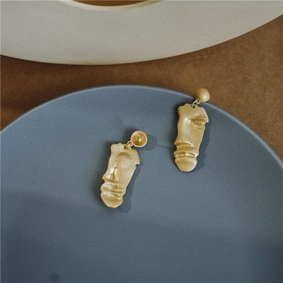 Boucles d'oreilles inspirées de Michel-Ange