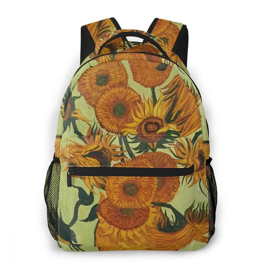 Sunflowers van gogh backpack