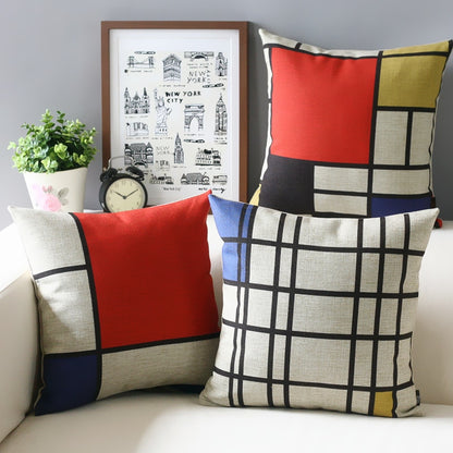 Fundas de almohada Piet Mondrian