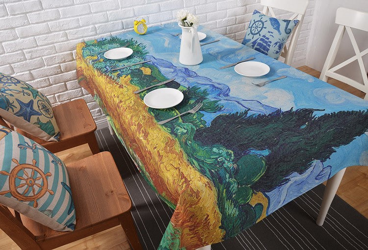 Van Gogh tablecloth