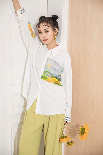 Camisa inspirada en Van Gogh 