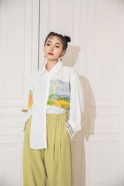 Camisa inspirada en Van Gogh 