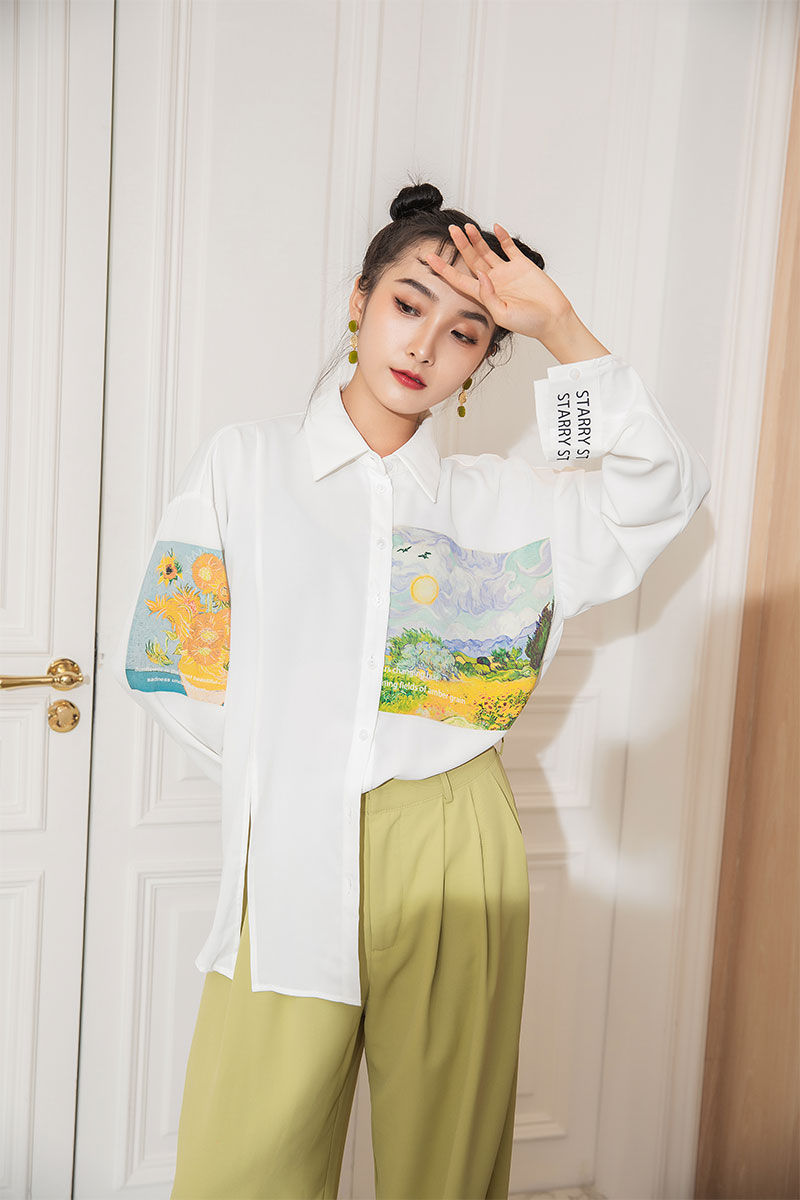 Camisa inspirada en Van Gogh 