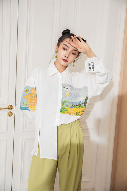 Camisa inspirada en Van Gogh 