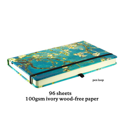 Carnet A5 fleur d'amandier