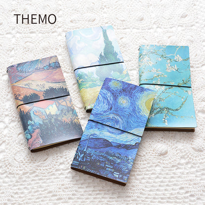 Carnet de notes à couverture en cuir Van Gogh