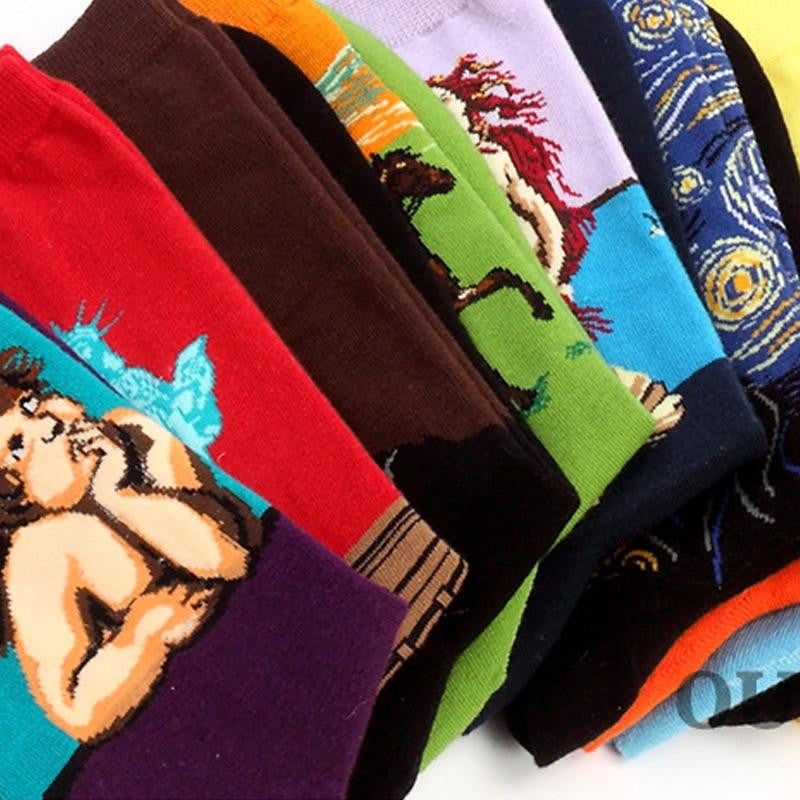 Famous paintings socks