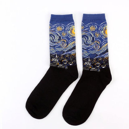 Famous paintings socks