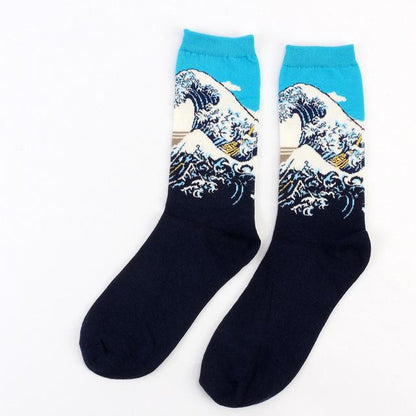 Famous paintings socks