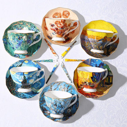 Van Gogh tea cups