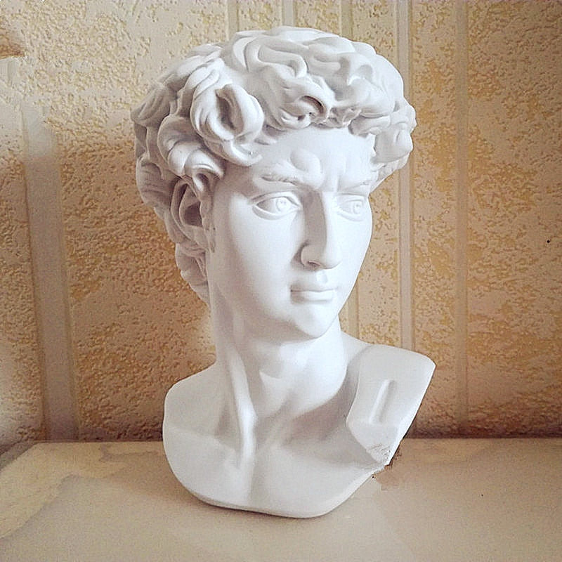 David Tête Michel-Ange Statue