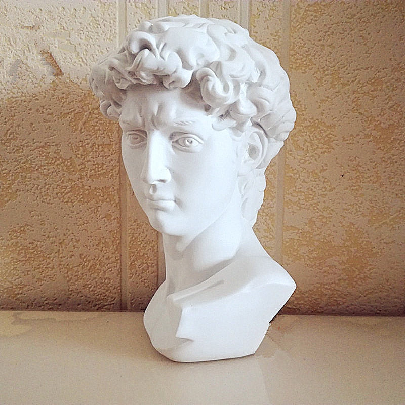 David Tête Michel-Ange Statue