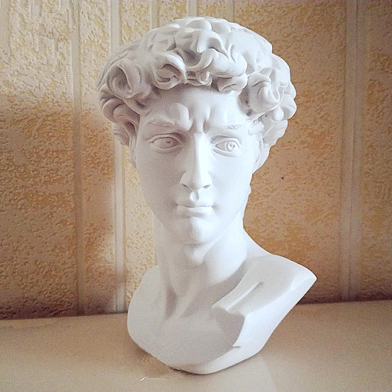 David Tête Michel-Ange Statue