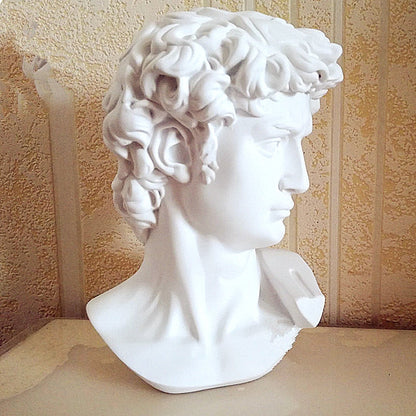 David Tête Michel-Ange Statue