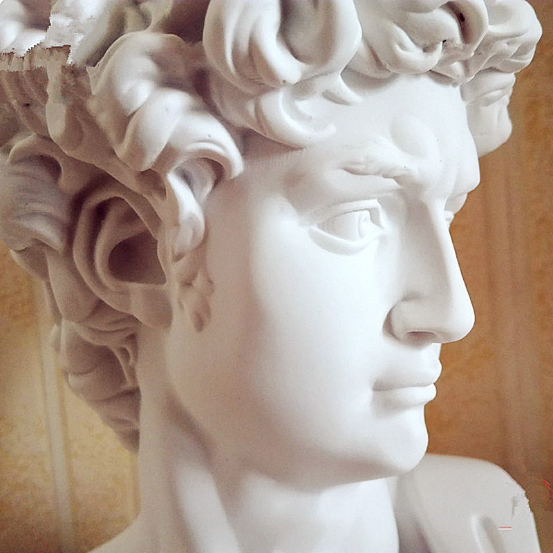 David Tête Michel-Ange Statue