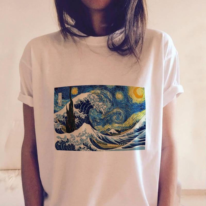 La ola estrellada de kanagawa