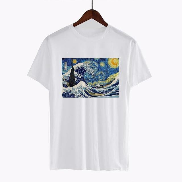La ola estrellada de kanagawa