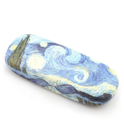 Van gogh Hard Leather Glasses Case